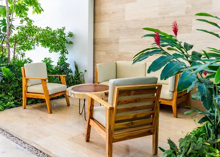 Big Studio At Kaab By The Beach With Roof Top Pool, Sauna And Jacuzzi Near Paseo Del Carmen Mall